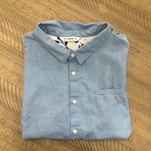 Men’s casual Button Down DShirt Size Large - Picture 2 of 5